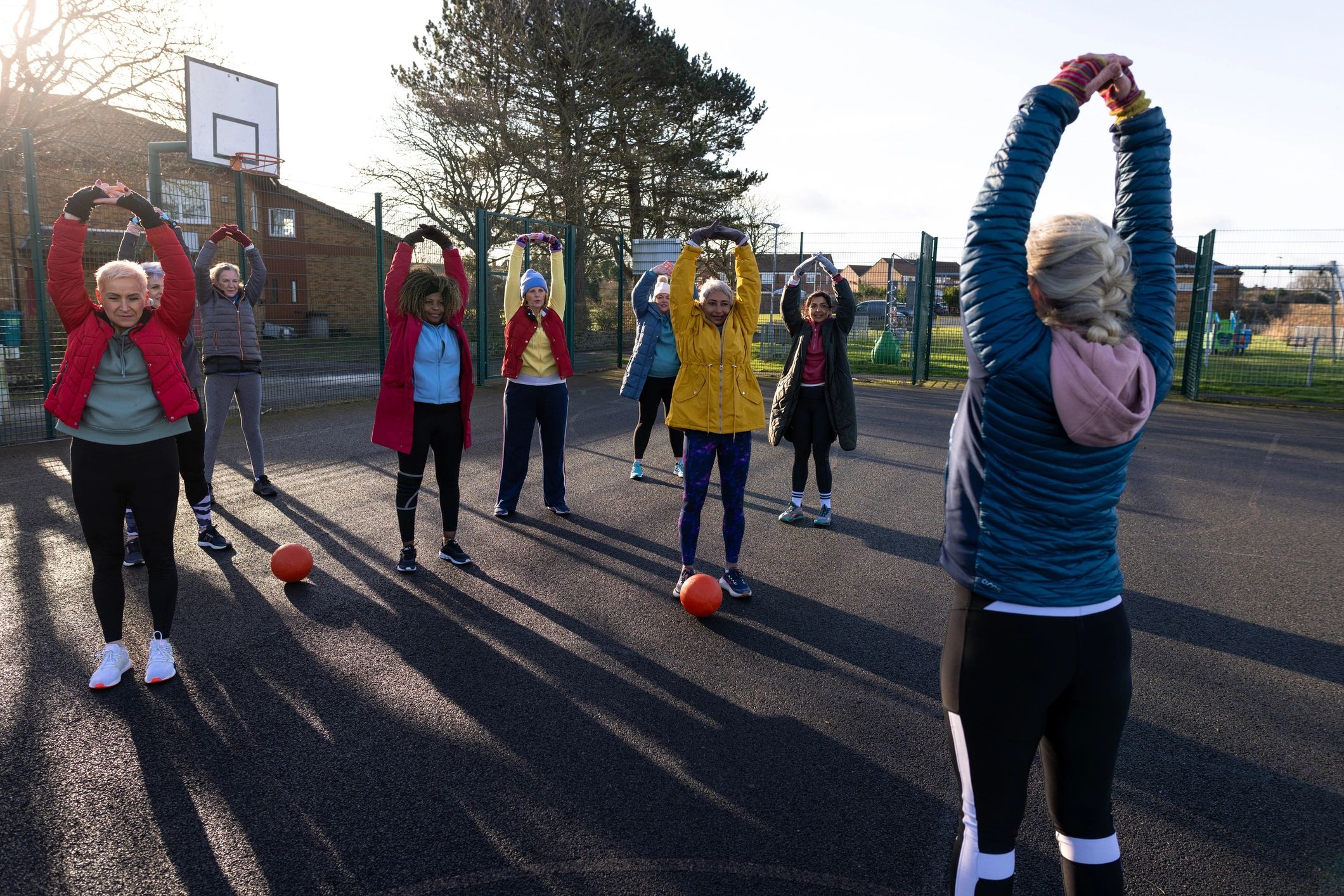 Fitness training workshop session