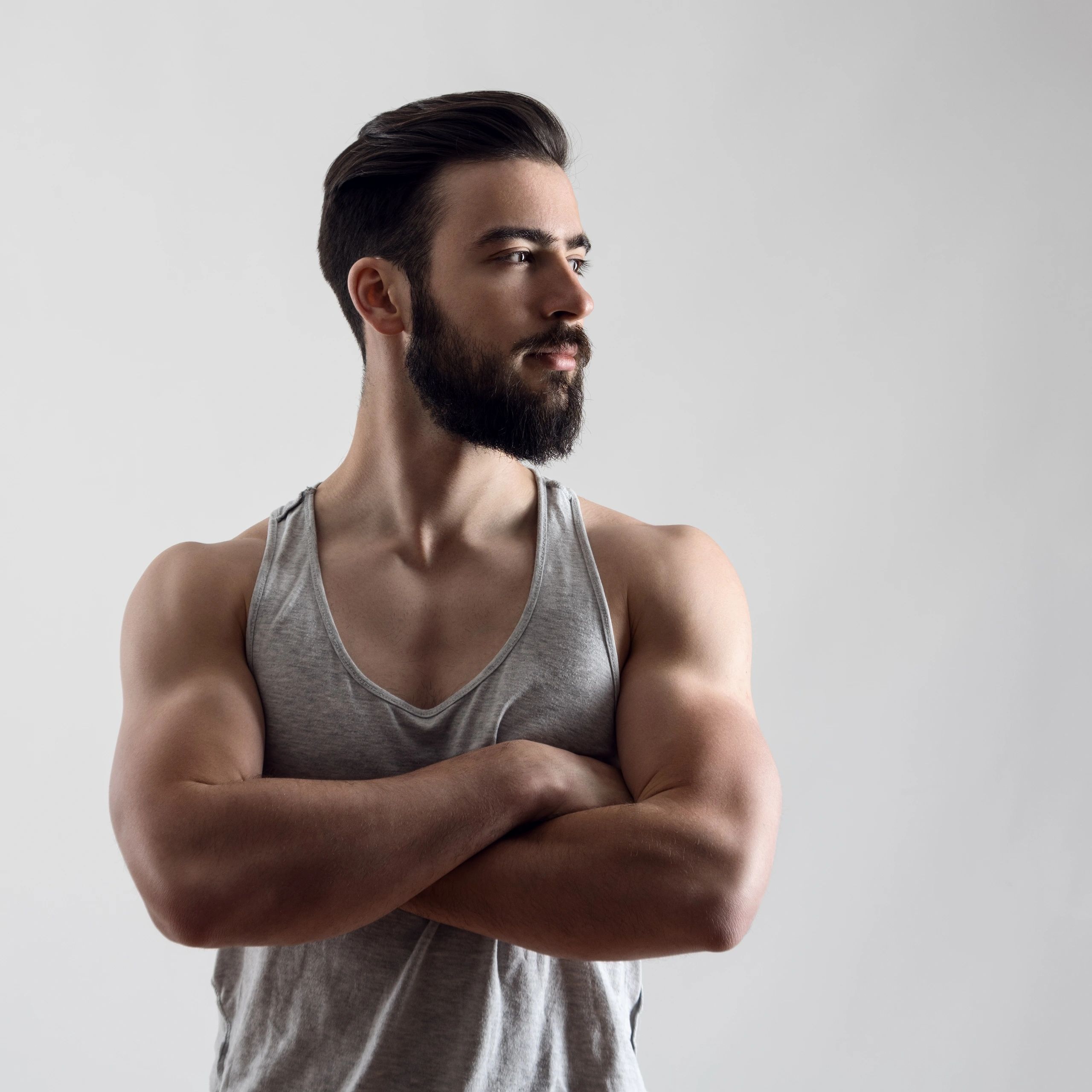Professional fitness trainer portrait